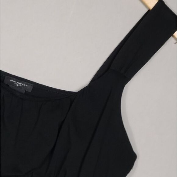 Ann Taylor Black V Neck Blouse - Picture 5 of 9